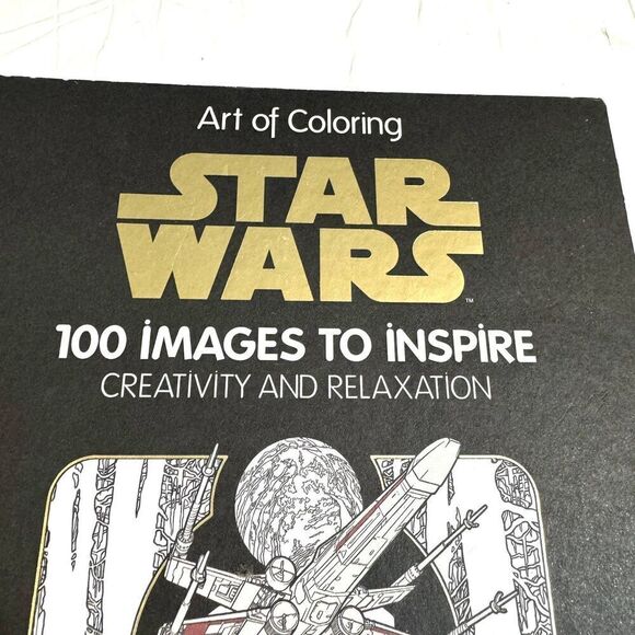 New Star Wars 100 Images to Inspire Creativity & Relaxation Art Therapy Hardback - Picture 2 of 11